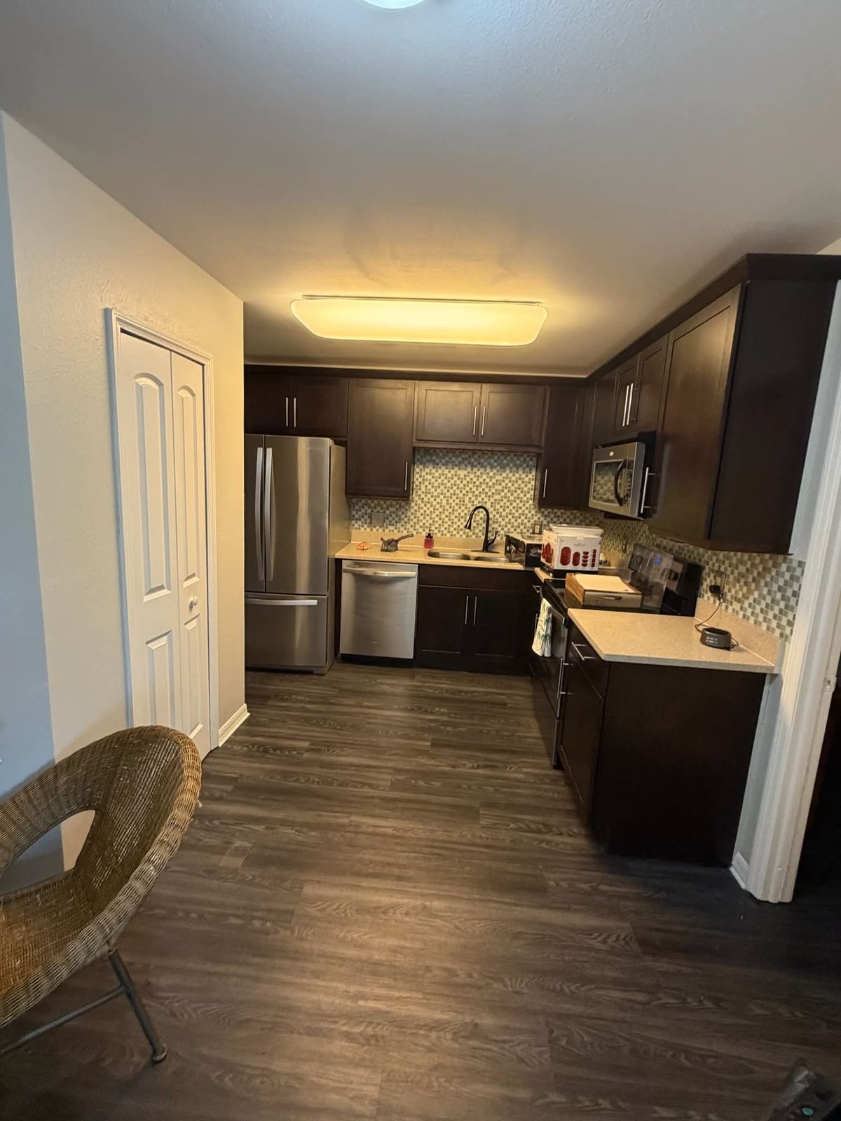 Representative furnished bedroom